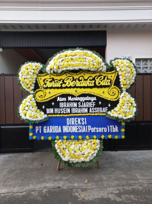 Papan Bunga Duka di Sukajawa Baru