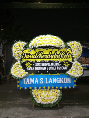 Papan Bunga Duka di Sukajawa Baru