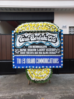 Papan Bunga Duka di Sukajawa Baru